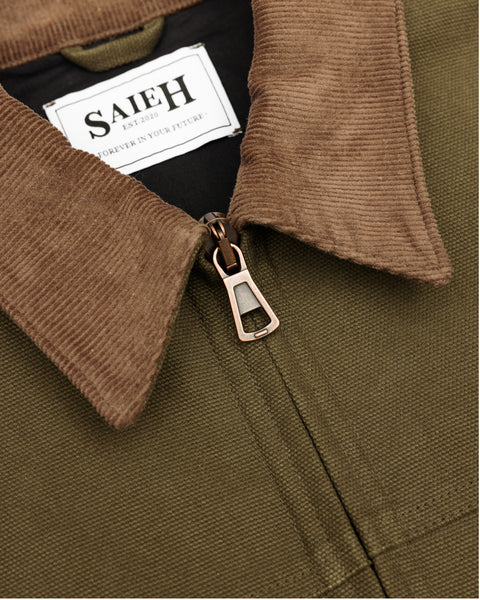 Olive Work Jacket