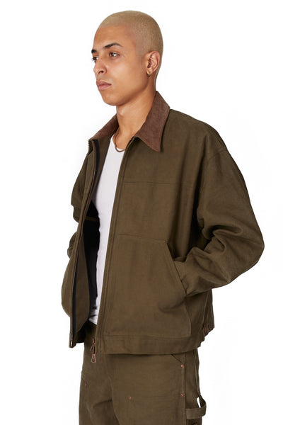 Olive Work Jacket